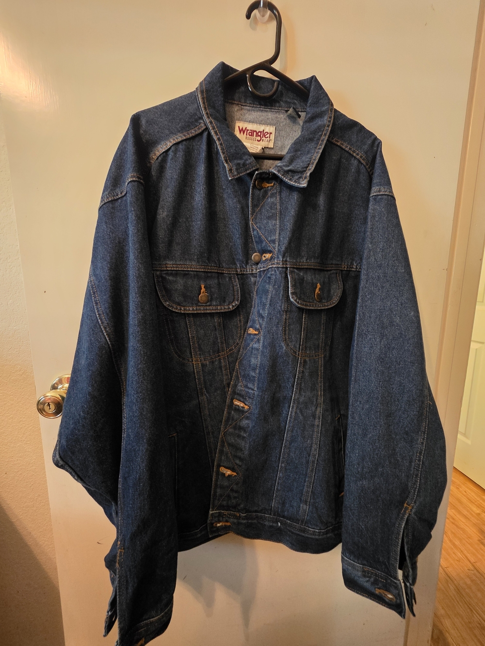 Wrangler Mens Blue Classic Denim Jacket